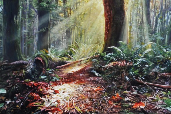Enchanted Forest 48" x 32"