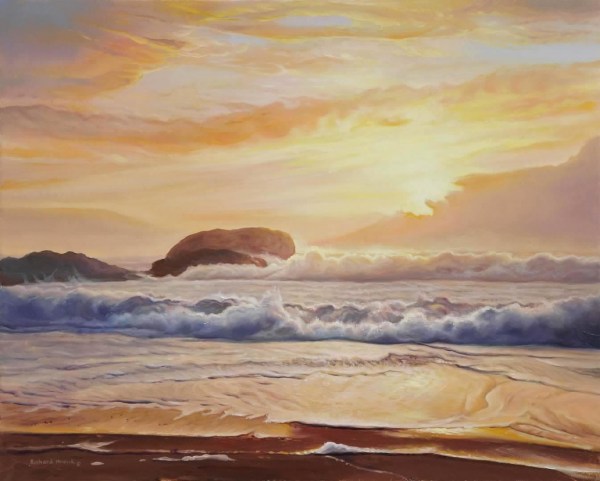 Sunset Surf 20" x 16"